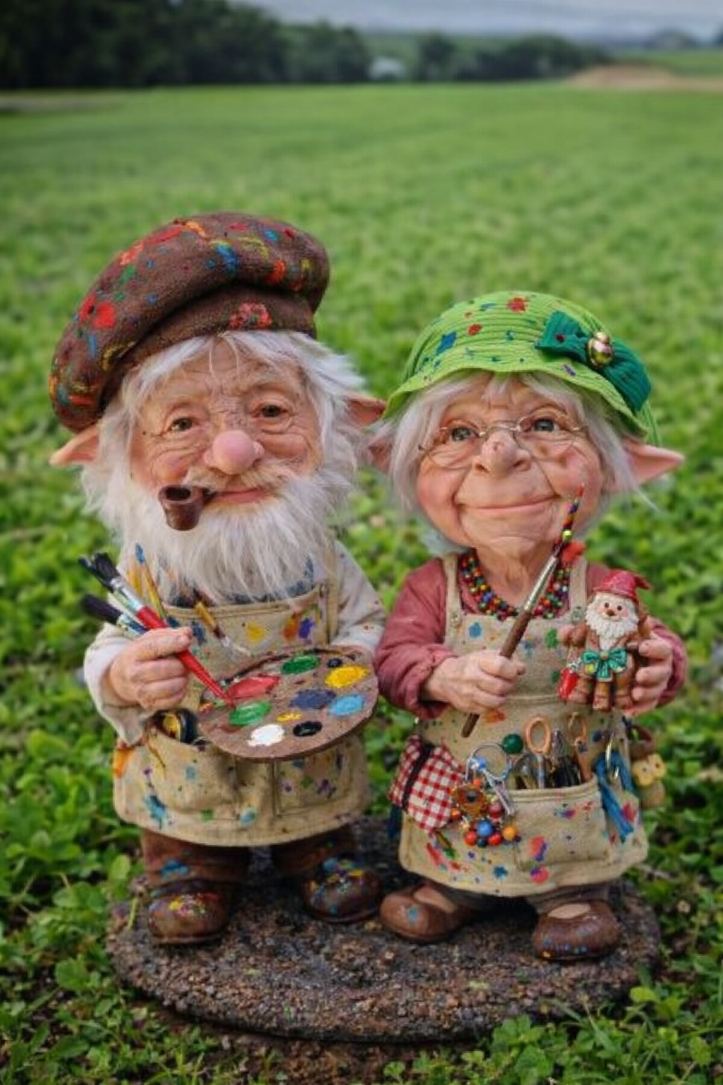 Gnomos Artesanos En El Campo